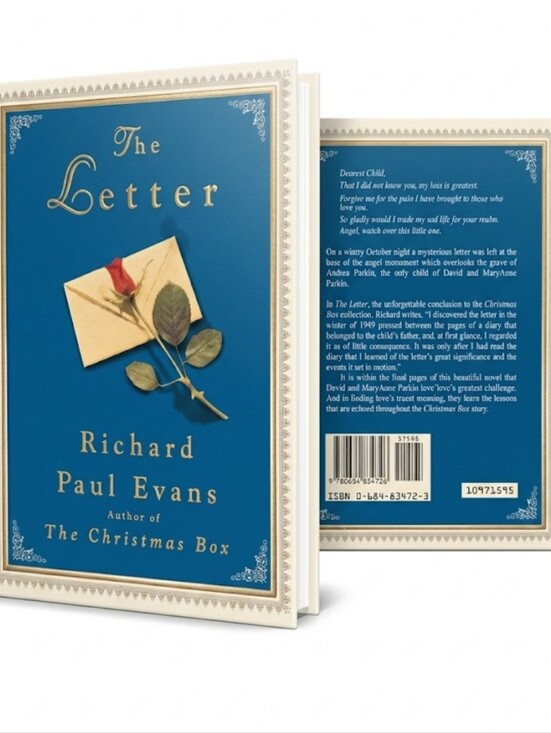 Richard Paul Evans Other - The Letter By Richard Paul Evans Decorative Hardcover Book